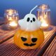 thumbnail image 5 of Adornos de Vela de Aromaterapia con Forma de Calabaza Fantasma de Halloween, 5 of 6