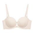 thumbnail image 4 of ZNQHFRE Front Closure Strapless Bra with Removable Strap, No Underwire Push Up Bra for Women Small Breast, 4 of 5