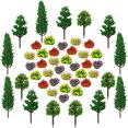 thumbnail image 1 of 32pcs Flores Artificiales Planta Árboles Jardín Hadas 15 PPCs Suministros Diorama, 1 of 9