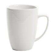 Gibson Home Everyday Square White Stoneware Dinnerware Set, 40-Piece