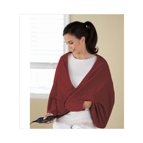 Sunbeam TCFQR31000 Fleece ChillAway Electric Heated Wrap,