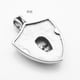 thumbnail image 2 of El Rock Cabeza Del Cráneo Del Escudo Colgante de Acero Inoxidable Colr de Joyería de Punk para Los Hombres Zulema Collar colgante, 2 of 5