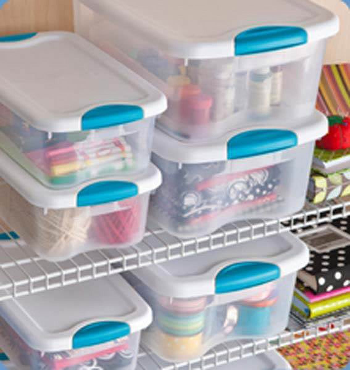 Sterilite 18038612 Plastic FlipTop Latching Storage Container, Clear (48  Pack) - 7.63 x 6.5 x 4.5 inches - Bed Bath & Beyond - 36116354