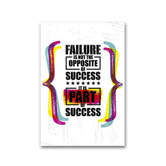Failure Part Of Success Poster -Image by Shutterstock