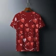 thumbnail image 4 of Tauxra T-Shirts Décontractés à Manches Courtes pour Femmes, Chandail à Col Rond Imprimé Coupe Ample, Ensemble de T-Shirts d'Été 2 Pcs pour Adultes, T-Shirt de Base Confortable pour Tous les Jours avec Couleurs Unies, 4 of 9