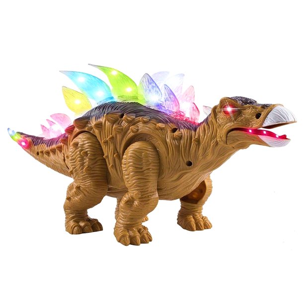 dinosaur with fin on back walks on 4 legs