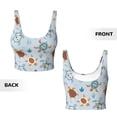 thumbnail image 6 of Uemuo Sea Turtle Pattern Women's Sports Bra - High Impact Support, Breathable, and Comfortable Athletic Bra for Running, Yoga, and Workouts, 6 of 9