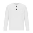 thumbnail image 7 of Awdenio Shirts for Men Long Sleeve Casual Waffle Thermal Fashion Pullover Button T-Shirt with Pocket, 7 of 7