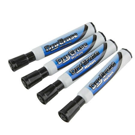 Pen + Gear Jumbo Chisel Tip Black Dry-Erase Marker (4-Pack