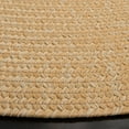 thumbnail image 3 of SAFAVIEH Braided Rishika Solid Machine Washable Reversible Area Rug, Beige/Tan, 8' x 8' Round, 3 of 8