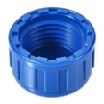 thumbnail image 4 of Tapón de ajuste de tubería Uxcell G, conector de manguera de rosca hembra de PVC, para el extremo de tuberías de agua de jardín y al aire libre, 20Pcs azul G1/2, 4 of 4