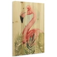 thumbnail image 4 of Empire Art Direct Watercolor Flamingo Composition I & II Print on Solid Wood Wall Art, 24" x 18" each, Ready to Hang, 4 of 7