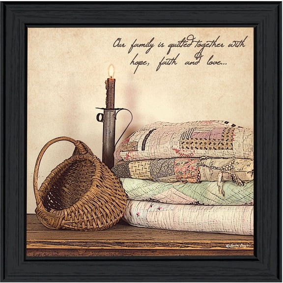 Quilted Together by  Susie Boyer Print Wall Art Wood Multi-Color