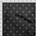thumbnail image 4 of oneOone Velvet Dark Gray Fabric Nautical Anchor Sewing Craft Projects Fabric Prints By Yard 58 Inch Wide, 4 of 4