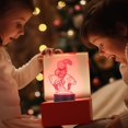 thumbnail image 2 of Kids Toys 3D Night Light, 3D Illusion Night Lamp, LED Nightlight Smart Touch Dimmer Lights 7 Color Changing Decor Lamp, Room Decor, Gifts for Children Boys Girls, 2 of 7