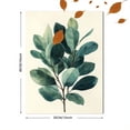 thumbnail image 3 of Qisvanset 12x16 Inch 2D Flat Framed Canvas Art, Sage Green Vintage Botanical Watercolor Nursery Home Wall Art, 3 of 5