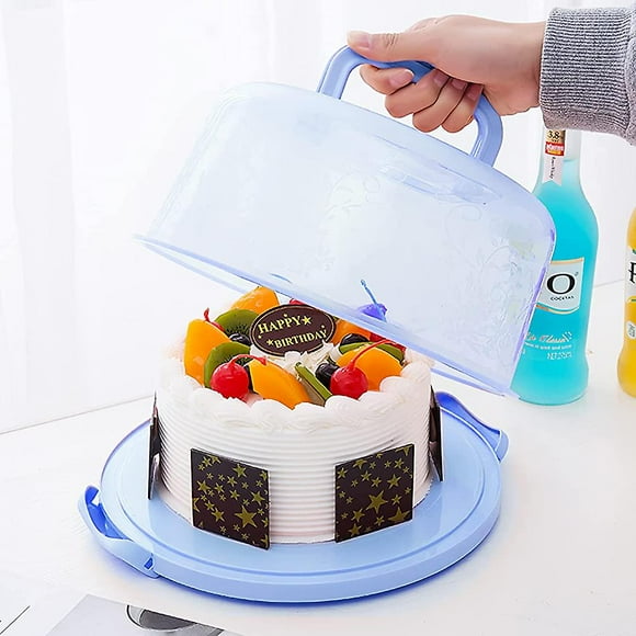 Round Cake Carrier, Portable Cake Box, Cake Storage Box Fresh Cake Carrier Gift