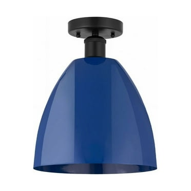 Innovations Lighting - Plymouth Dome - 1 Light Semi-Flush Mount In Industrial