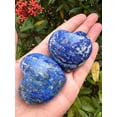 thumbnail image 2 of Lapis Lazuli Gemstone Hearts, Polished Lapis Lazuli Puffy Hearts, Lapis Lazuli Palm Stone, Lapis Lazuli Heart (1 Heart), 2 of 9