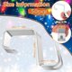 thumbnail image 4 of 20 unidades, gancho de luz for canalón, clip de canalón de aluminio for exteriores, cadena colgante de luces, vacaciones, Navidad, Halloween, 4 of 5