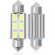 thumbnail image 1 of 4 piezas C5w led 36 mm 5630 SMD 6 LED ampolla lámpara de techo Festoon C5w Led DC 12 V blanco coche, 1 of 5