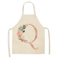 thumbnail image 1 of Koszal Letter A to Z Alphabet Pattern Kitchen Apron Sleeveless Cooking Cleaning Tools, 1 of 8