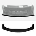 thumbnail image 3 of Ikon Motorsports Front Bumper Lip + Matching Splitter Compatible with 2003-2005 Nissan 350Z N1 Style Unpainted Black PU Polyurethane Front Lower Air Dam Chin Spoiler Protector Splitter 2PCS, 3 of 8