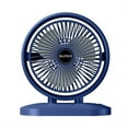 thumbnail image 5 of JGJJUGN 9-Inch Silent Three-Speed Desktop Fan with Multi-Angle Adjustment and Compact Design for Bedroom, Office, and Car Use, 5 of 6
