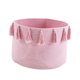 thumbnail image 2 of Caja de lavandería Zulema de almacenamiento tejida de cuerda para niños Rosado Cesta de almacenamiento de cuerda de algodón, 2 of 8