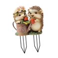 thumbnail image 3 of Señal del patio de de césped 2D achúciones de jardín de hedgehog accesorios para jardín de hadas para macetas de plantas de patio, 3 of 8