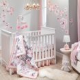 thumbnail image 1 of Lambs & Ivy Signature Botanical Baby Watercolor Floral 4-Piece Crib Bedding Set, 1 of 4