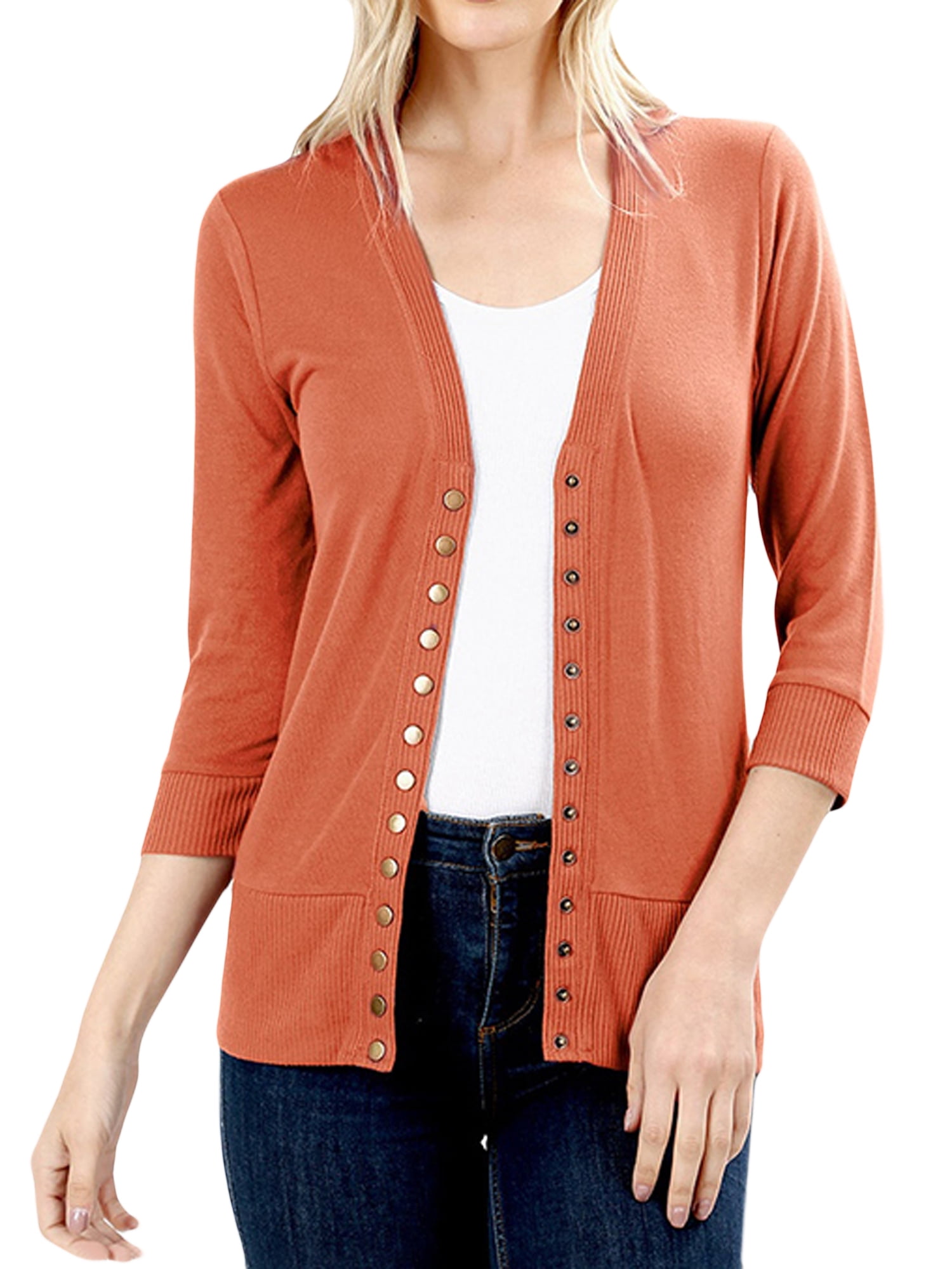 Tapered Wide Short Sleeve Button Down Cardigan