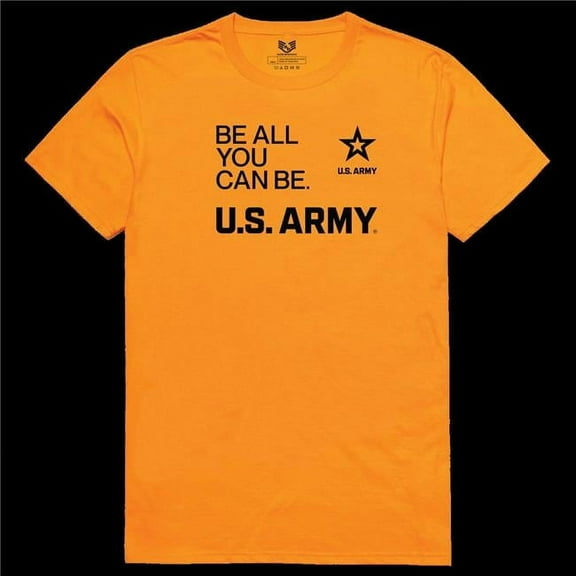 Rapid Dominance RS2-A39-GLD-04 US Army 39 Relaxed Graphic T-Shirt - Gold - Extra Large