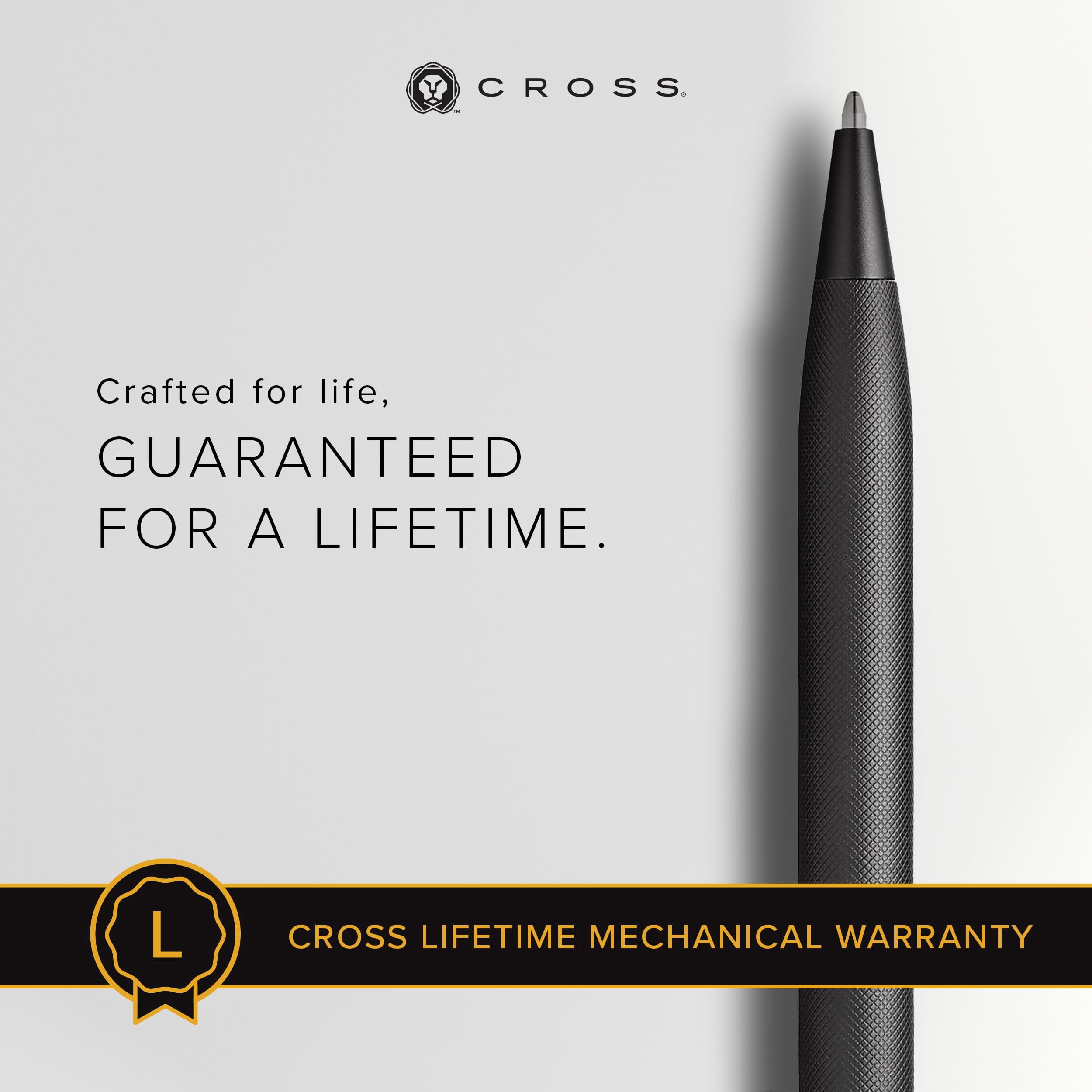 Cross Century® II Black Micro-knurl Ballpoint Pen