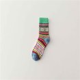 thumbnail image 1 of Lilgiuy Women Fashion Print Loose Christmas Socks Thick Warm Stocking Comfortable for Basketball Football Golf, 1 of 5