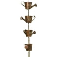 thumbnail image 1 of Paisaje decorativo con sonido relajante, cadena de lluvia para el hogar y el jardín, metal color cobre de 90 cm de largo, inspirada en técnicas antiguas, utiliza la tensión superficial para un flujo, 1 of 1