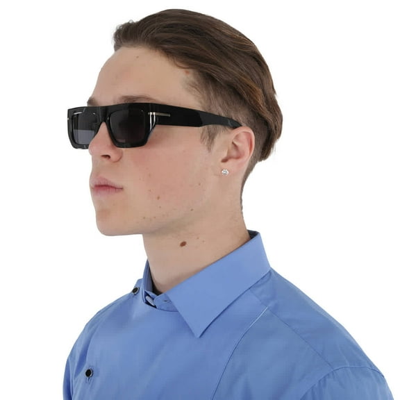 Hugo Boss Grey Browline Men's Sunglasses BOSS 1502/S 0WR7/IR 54