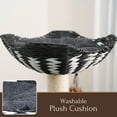 thumbnail image 6 of PetPals 49"H 4-Lvl Cat Tree with Handwoven Condo and Nest Bed, Sisal Scratching Posts, Black/white, 6 of 9