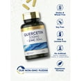 thumbnail image 5 of Quercetin 500mg | with 50mg Zinc | 100 Capsules | For Men and Women | by Carlyle, 5 of 8
