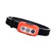 thumbnail image 4 of Linternas frontales LED, linterna frontal brillante, linternas frontales LED portátiles recargables para exteriores, camping y emergencias. Naranja, 4 of 8
