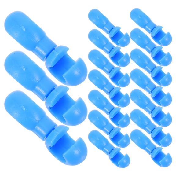 OFFIGAM 100pcs Cable Clips Plastic Cable Organizers for Brake and Gear Lines at Home or Workshop