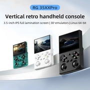 RG 35XXPro Handheld Game Consoles Linux 64-bit System Portable Pocket Arcade Support 30+ Simulators WiFi Bluetooth HD Output Black