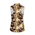 thumbnail image 6 of Knextrepoy Duck Hunter Camo Sleeveless Golf Shirts for Women Ladies Golf Shirts Brown 1/4 Zip Tennis Tank Tops with Collar Size XL, 6 of 8
