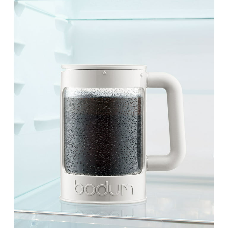 Bodum BEAN Iced Coffee Maker, Cold Brew Coffee Maker, 1.5 L, 51oz, White