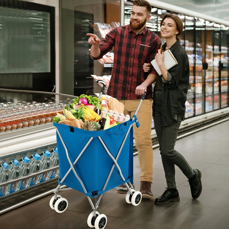 Canvas shopping trolley sale