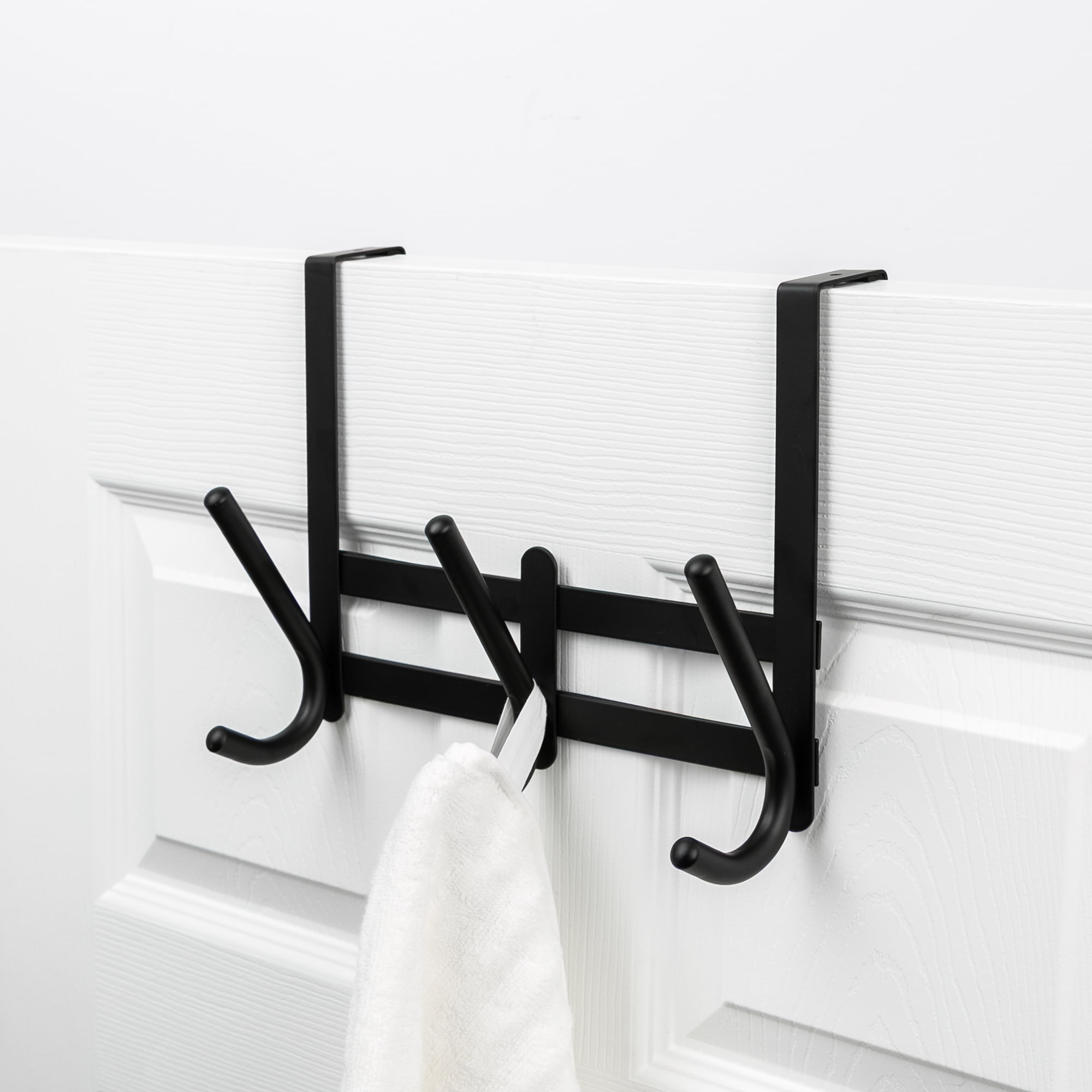 Era Zeus over The Door 3 Hook Black,  10.24 x 8.74in, 10.24" x 8.74"