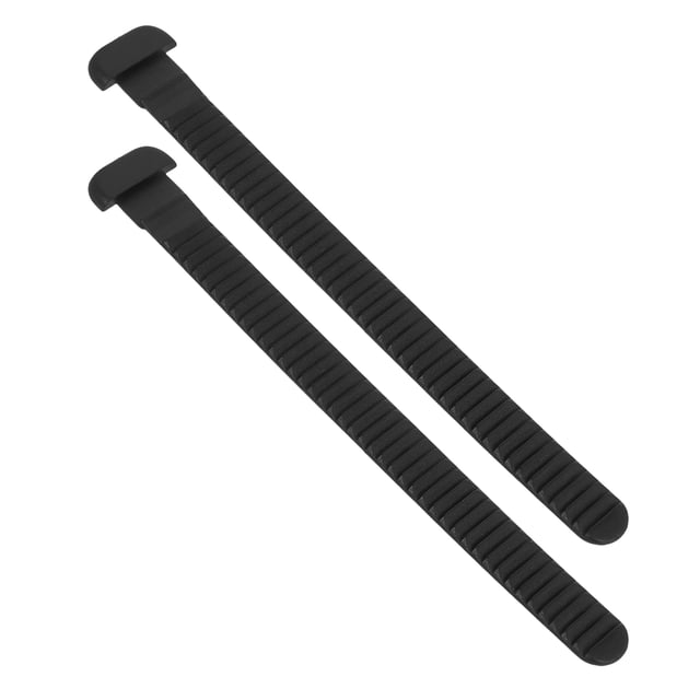 DEEPCRAFF 2Pcs Lightweight Black Snowboard Ladder Binding Straps Universal Fit Easy to Install