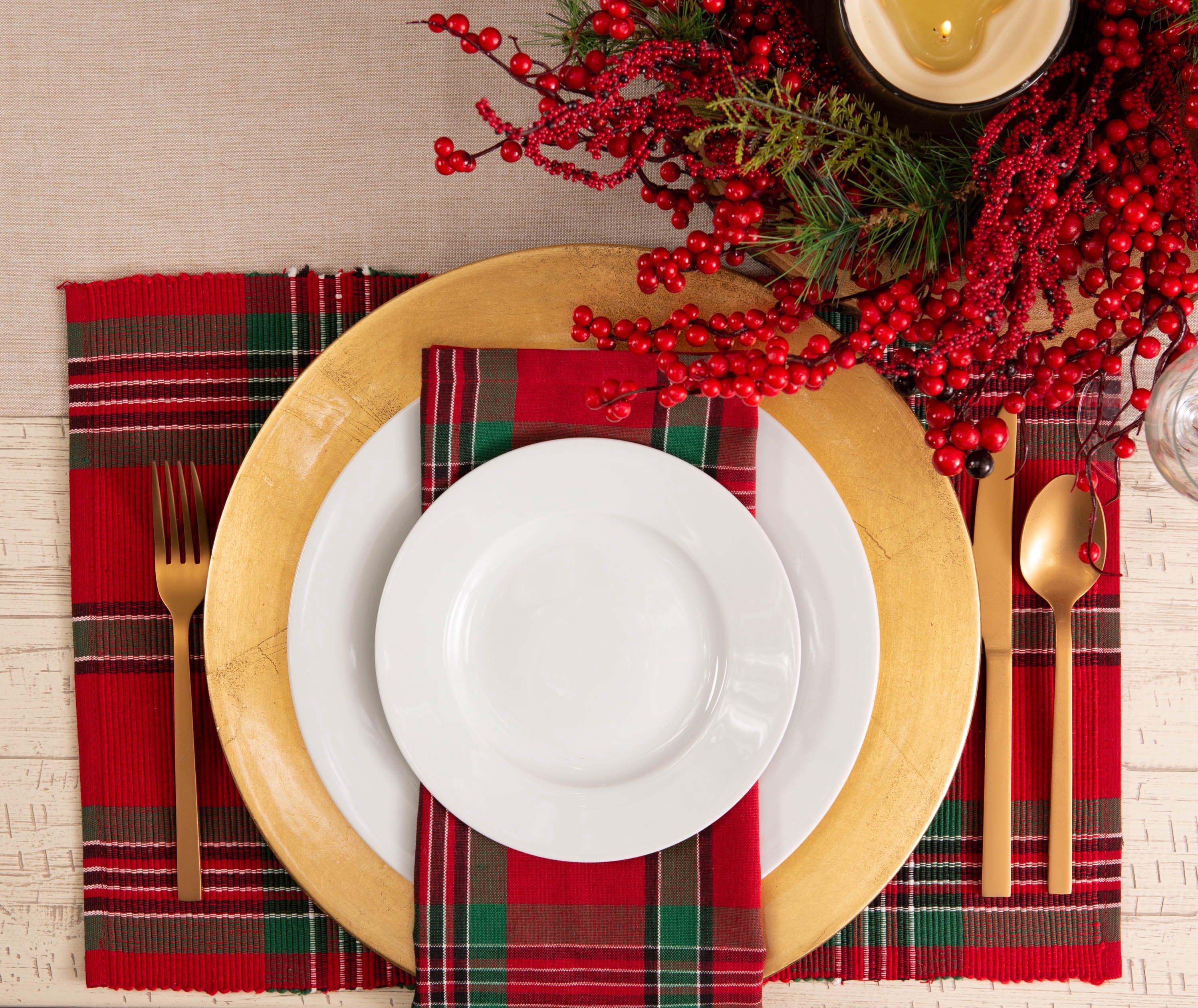 Holiday Plaid Placemat (Set of 6)