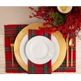 thumbnail image 4 of Design Imports Holiday Plaid Placemats, Set of 6, 4 of 6