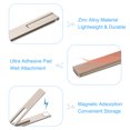 thumbnail image 4 of Unique Bargains Cell Phone Kickstand, 2Pack Portable Desk Stand Magnetic Foldable Stand Silver, 4 of 7